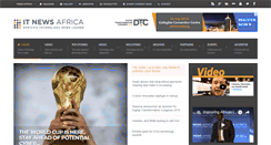 Desktop Screenshot of itnewsafrica.com